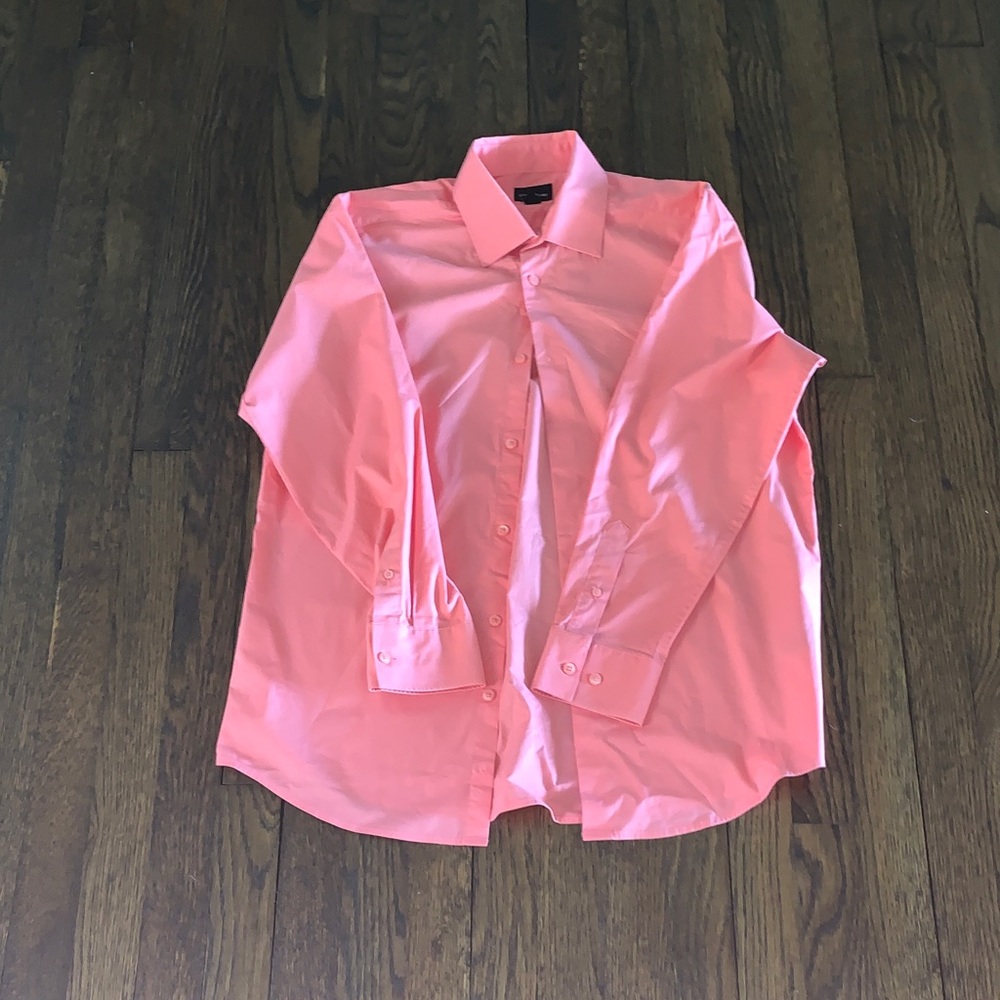🕴️ Structure Men’s Dress Shirt | Size M (15½ 32/33) PINK